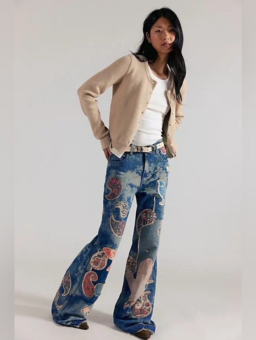 We The Free "Flying High Patched" Jeans